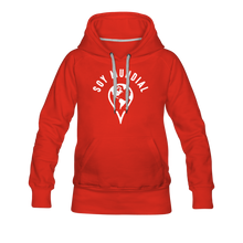 Load image into Gallery viewer, Soy Mundial Women’s Premium Hoodie - red
