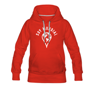 Soy Mundial Women’s Premium Hoodie - red