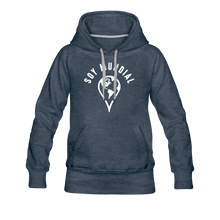 Load image into Gallery viewer, Soy Mundial Women’s Premium Hoodie - heather denim
