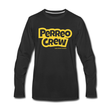 Load image into Gallery viewer, Perreo Crew Men&#39;s Premium Long Sleeve T-Shirt - black
