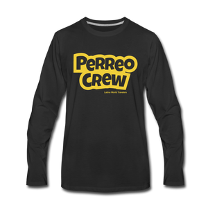 Perreo Crew Men's Premium Long Sleeve T-Shirt - black