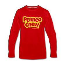 Load image into Gallery viewer, Perreo Crew Men&#39;s Premium Long Sleeve T-Shirt - red
