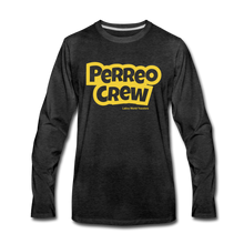 Load image into Gallery viewer, Perreo Crew Men&#39;s Premium Long Sleeve T-Shirt - charcoal gray
