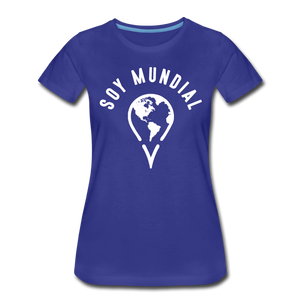 Soy Mundial Women’s Premium T-Shirt - royal blue