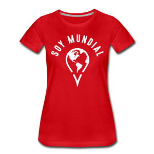 Soy Mundial Women’s Premium T-Shirt - red