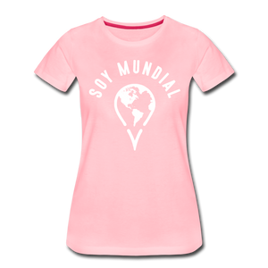 Soy Mundial Women’s Premium T-Shirt - pink