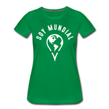 Load image into Gallery viewer, Soy Mundial Women’s Premium T-Shirt - kelly green
