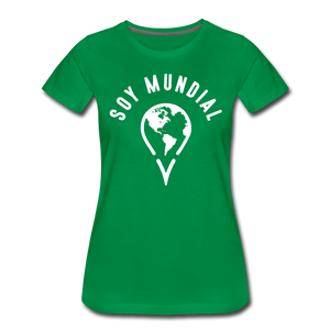 Soy Mundial Women’s Premium T-Shirt - kelly green