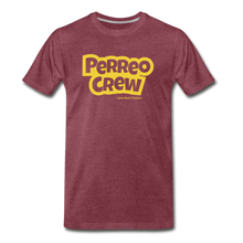 Load image into Gallery viewer, Perreo Crew Men&#39;s Premium T-Shirt - heather burgundy
