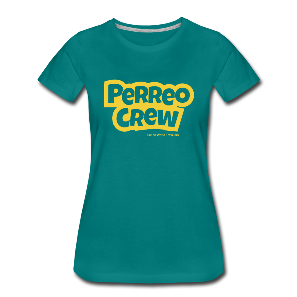 Perreo Crew Women’s Premium T-Shirt - teal