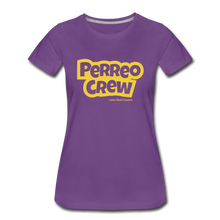 Load image into Gallery viewer, Perreo Crew Women’s Premium T-Shirt - purple

