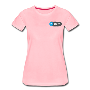 Airplane Mode Women’s Premium T-Shirt - pink