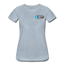 Load image into Gallery viewer, Airplane Mode Women’s Premium T-Shirt - heather ice blue
