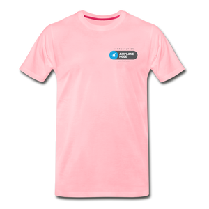Airplane Mode Men's Premium T-Shirt - pink