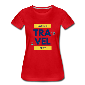 Latino Travel Fest Women’s Premium T-Shirt - red