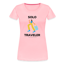 Load image into Gallery viewer, Solo Traveler Women’s Premium T-Shirt - pink
