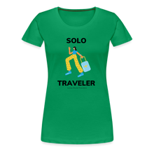 Load image into Gallery viewer, Solo Traveler Women’s Premium T-Shirt - kelly green
