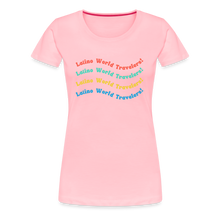 Load image into Gallery viewer, Latino World Travelers Wave Women’s Premium T-Shirt - pink
