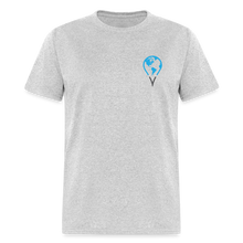 Load image into Gallery viewer, Latino Travel Fest (Icon in Front) Unisex Classic T-Shirt - heather gray
