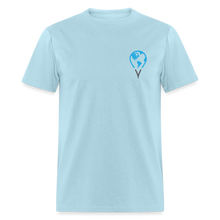 Load image into Gallery viewer, Latino Travel Fest (Icon in Front) Unisex Classic T-Shirt - powder blue
