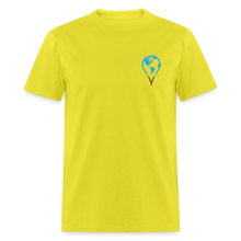 Load image into Gallery viewer, Latino Travel Fest (Icon in Front) Unisex Classic T-Shirt - yellow
