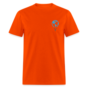 Latino Travel Fest (Icon in Front) Unisex Classic T-Shirt - orange