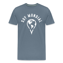 Load image into Gallery viewer, Soy Mundial Men&#39;s Premium T-Shirt - steel blue

