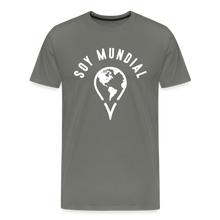 Load image into Gallery viewer, Soy Mundial Men&#39;s Premium T-Shirt - asphalt gray
