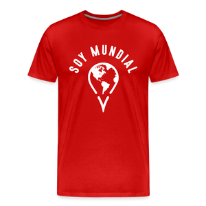 Soy Mundial Men's Premium T-Shirt - red