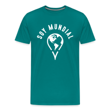 Load image into Gallery viewer, Soy Mundial Men&#39;s Premium T-Shirt - teal

