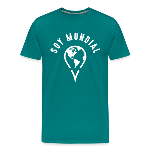 Soy Mundial Men's Premium T-Shirt - teal