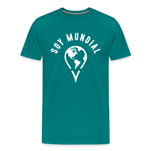 Soy Mundial Men's Premium T-Shirt - teal