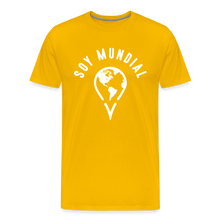Load image into Gallery viewer, Soy Mundial Men&#39;s Premium T-Shirt - sun yellow
