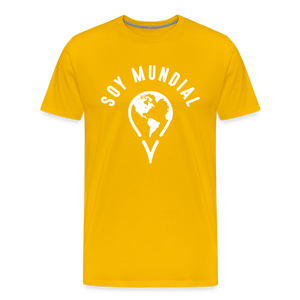 Soy Mundial Men's Premium T-Shirt - sun yellow