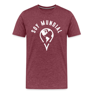Soy Mundial Men's Premium T-Shirt - heather burgundy