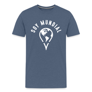 Soy Mundial Men's Premium T-Shirt - heather blue