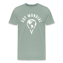 Load image into Gallery viewer, Soy Mundial Men&#39;s Premium T-Shirt - steel green
