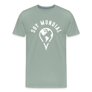 Soy Mundial Men's Premium T-Shirt - steel green