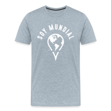 Load image into Gallery viewer, Soy Mundial Men&#39;s Premium T-Shirt - heather ice blue
