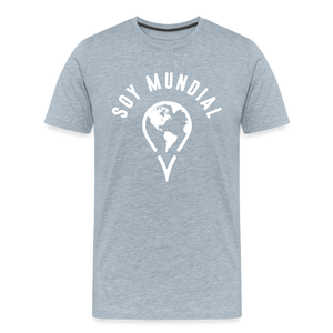 Soy Mundial Men's Premium T-Shirt - heather ice blue