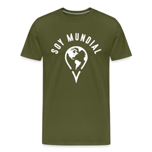 Soy Mundial Men's Premium T-Shirt - olive green