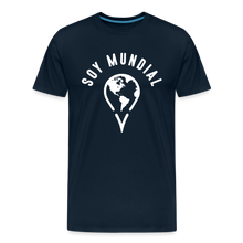 Load image into Gallery viewer, Soy Mundial Men&#39;s Premium T-Shirt - deep navy
